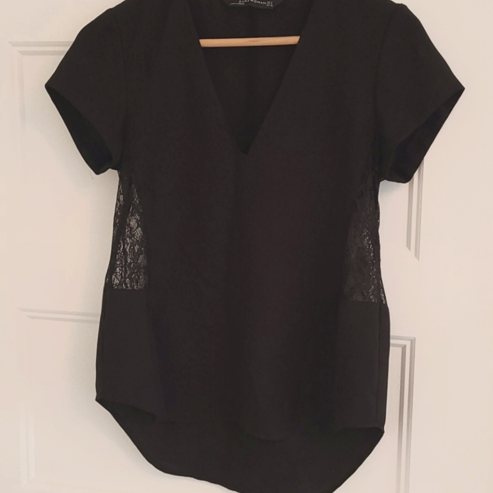 2 for 15$ Zara blouse lace insert small